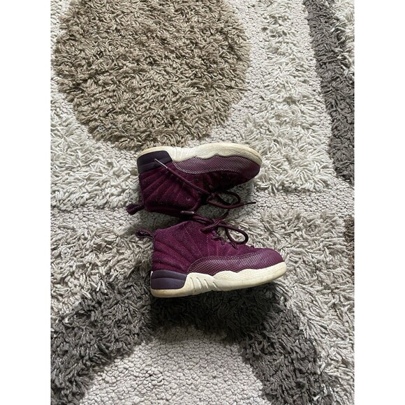 Nike Air Jordan 12 Retro XII Bordeaux BP PS 151186-617 Release 2017 Kids 7C - Picture 1 of 7